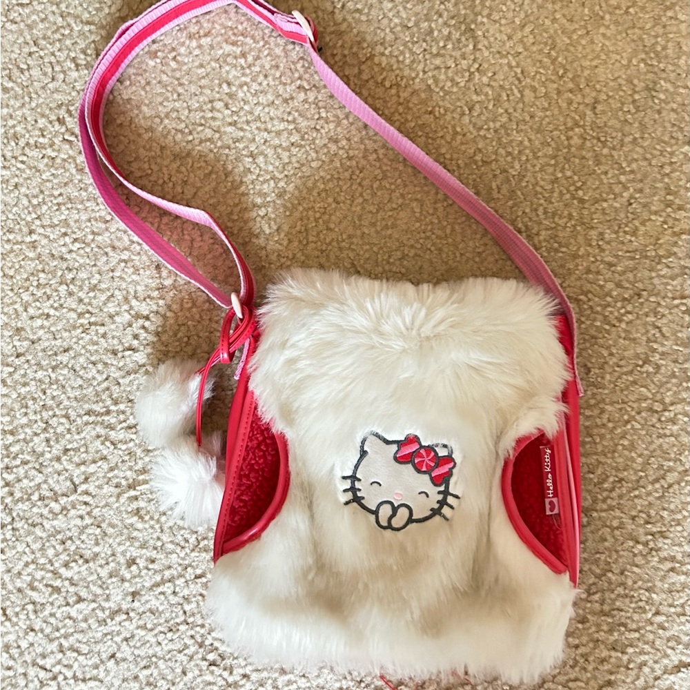 Hello Kitty Furry Pink Purse